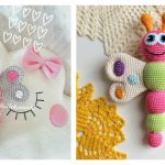 Crochet Beautiful Amigurumi Butterflies For Kids as Great Gifts