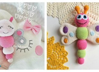 Crochet Beautiful Amigurumi Butterflies For Kids as Great Gifts