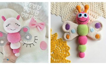 Crochet Beautiful Amigurumi Butterflies For Kids as Great Gifts
