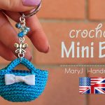 Crochet Miniature Bag Keychain Tutorial