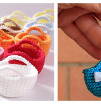 Crochet Miniature Bag Keychain Tutorial