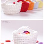 Crochet Miniature Basket Video Tutorial