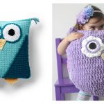 Crochet Owl Pillow Free Pattern