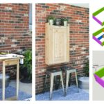 DIY Cool Fold-Down Outdoor Murphy Bar – Very Creative Idea