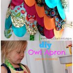 DIY Owl Apron Tutorial