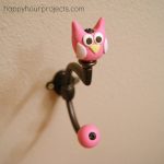 DIY Owl BAthroom Hook tutorial