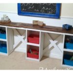 DIY Repurposed Cabinet Doors into Children’s Desk