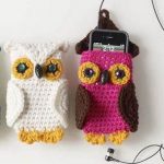 Owl Cell Phone Cozy FREE Crochet Pattern