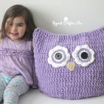 Crochet Oversized Owl Pillow FREE Pattern