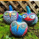 Painted Owl Pumpkins Tutorial