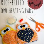 Rice Filled Owl Heating Pads