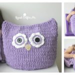 Cuddly Crochet Owl Pillow with Free Pattern Is Perfect For Snuggling