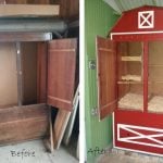 Turn an old Armoire into a Chicken Coop