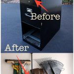 Turning your old file cabinet into a garage storage favorite