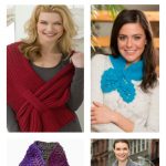 10+ Keyhole Scarves and Shawl Knitting Patterns