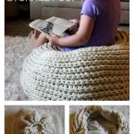 Super Secret Storage Pouf Free Crochet Pattern