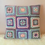 10+ Free Gorgeous Pillow Crochet Patterns —Two Granny squares Pillow Cover Free Crochet Pattern