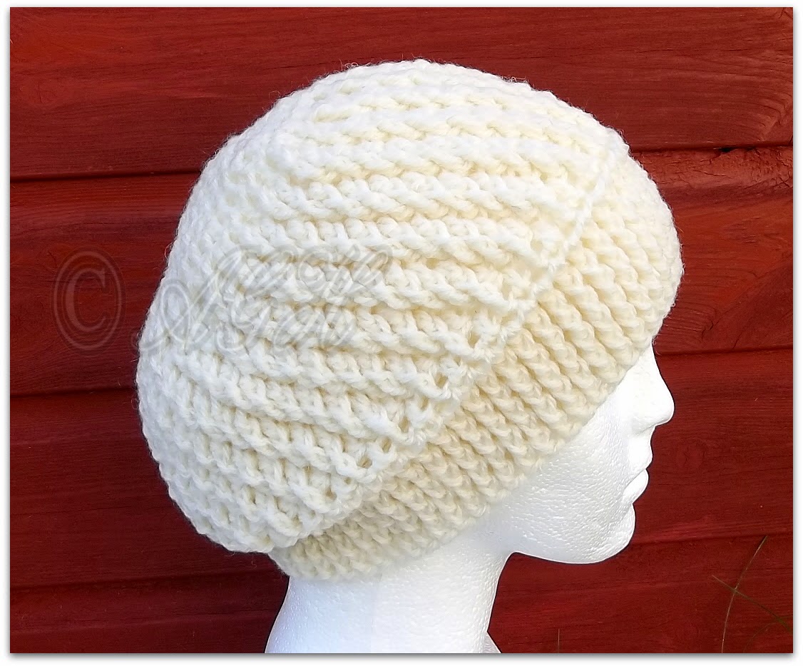 Accidental Spiral Slouch Free Crochet Pattern