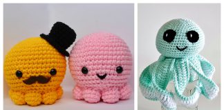 Amigurumi Octopus Baby Toy Free Crochet Pattern