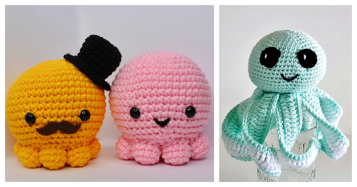 Baby octopus discount amigurumi crochet pattern