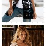 Beautiful Long Vest Free Crochet Pattern