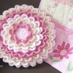 Blooming Flower Pillow FREE Crochet Pattern