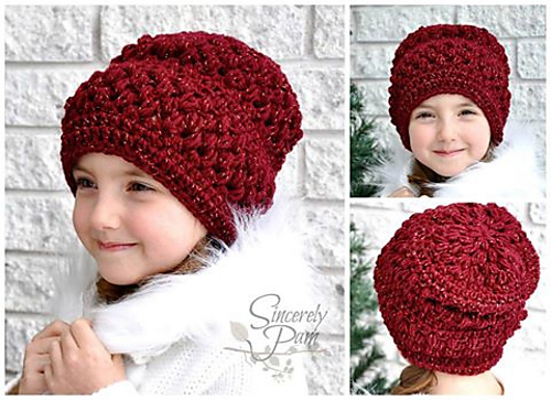 Crochet Emma Slouch Hat Pattern