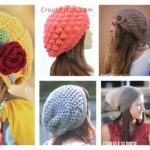 Slouchy Crochet Hat Patterns to Keep Warm and Fancy