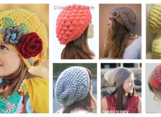 Slouchy Crochet Hat Patterns to Keep Warm and Fancy