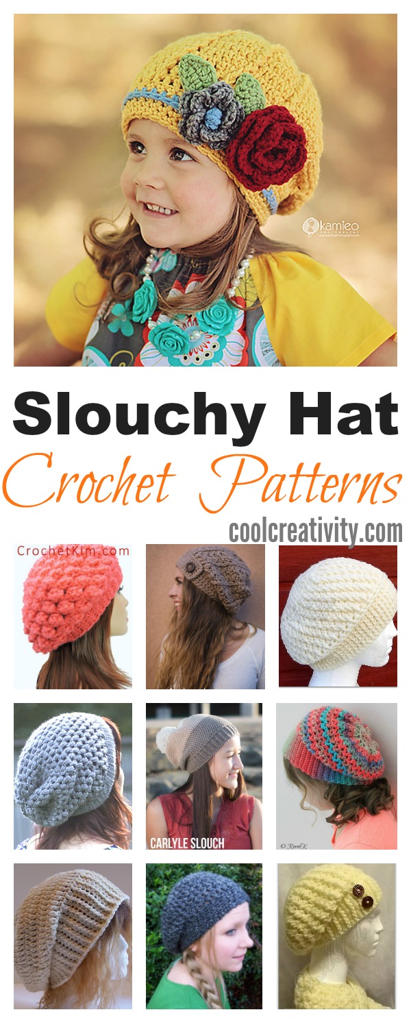 Crochet Slouchy Hat Patterns 