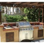 DIY Concrete Cinder Blocks Outdoor Barbecue Kitchen