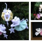 Free Furry Fairies Christmas Ornament Knitting Patterns