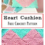 Heart Cushion FREE Crochet Pattern