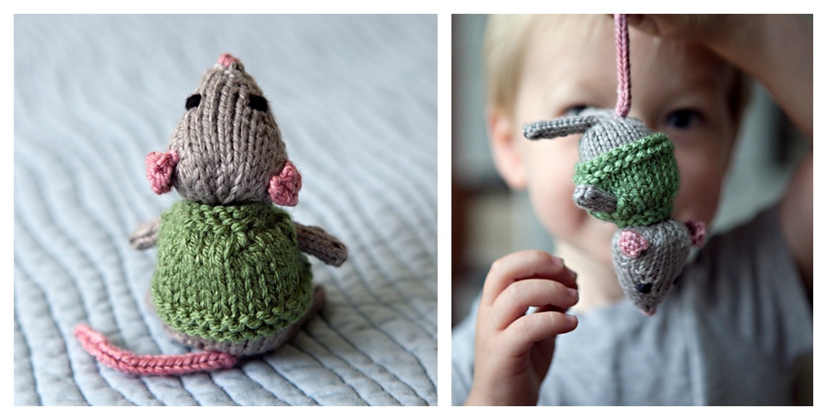Knitted Mouse Free Pattern Cool Creativities