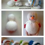 Knitting Snowman with Free Pattern