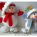 Knitting Snowman with Free Pattern