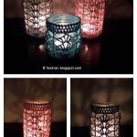 Light Mason Jar Cover Free Crochet Pattern