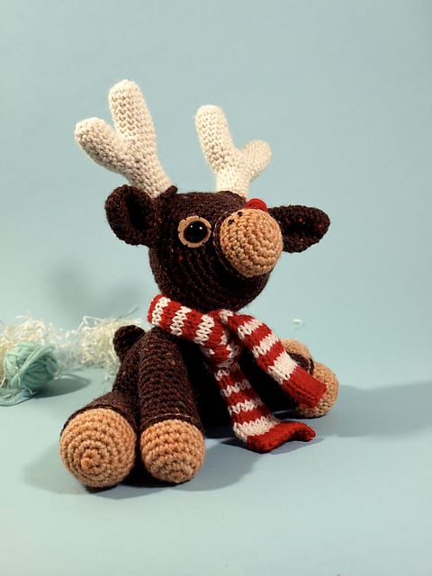 Murray the reindeer FREE Crochet Pattern
