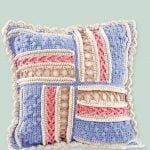 Parquet Pillow Cover FREE Crochet Pattern