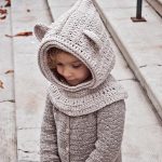 Polar Bear Hooded Cowl Crochet Pattern