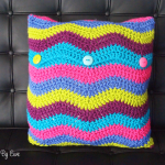 Ripple Pillow Cover Free Crochet Pattern