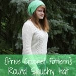 Round Slouchy Hat Free Crochet Pattern