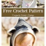 Rustic Raccoon Hooded Cowl Free Crochet Pattern