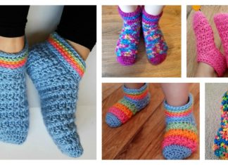 Starlight Slippers Free Crochet Pattern