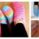 Starlight  Slippers Free Crochet Pattern