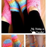 Starlight Toddler Slippers Free Crochet Pattern