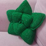 Succulent Cushion Free Crochet Pattern