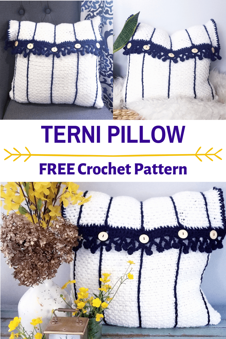 Terni Pillow Free Crochet Pattern