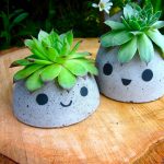 DIY Cute Concrete Planter