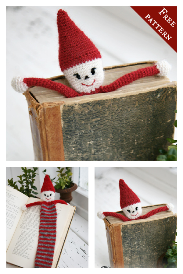 Adorable Santa Bookmark Free Crochet Pattern